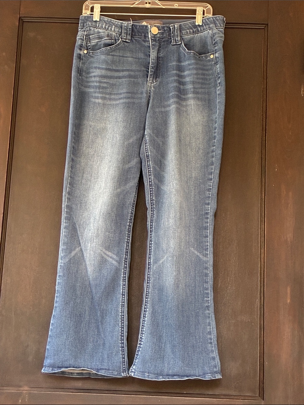 Democracy Mid Wash Blue Flare Jeans